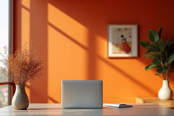 Modern office workspace